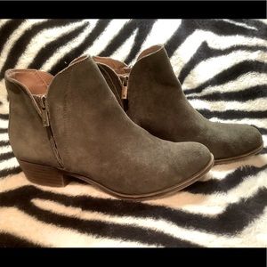 Lucky Brand Brenon Forest Green Booties